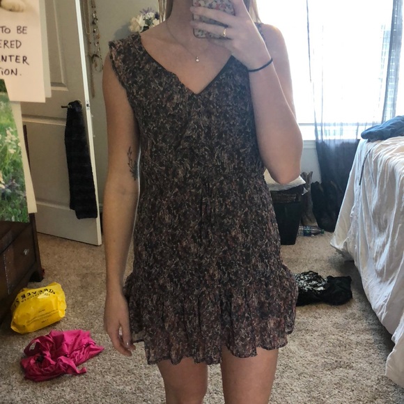 bittersweet flounce midi dress